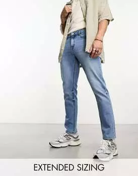 Винтажные голубые эластичные джинсы ASOS DESIGN