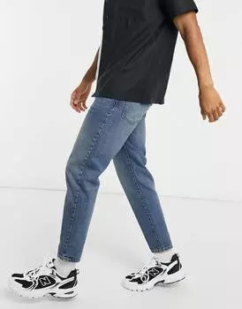 Винтажные грязно-синие джинсы ASOS DESIGN