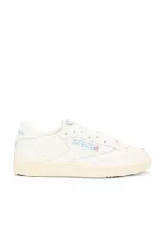 Винтажные кроссовки Club C 85 Reebok, цвет Chalk, Alabaster, & Essblu