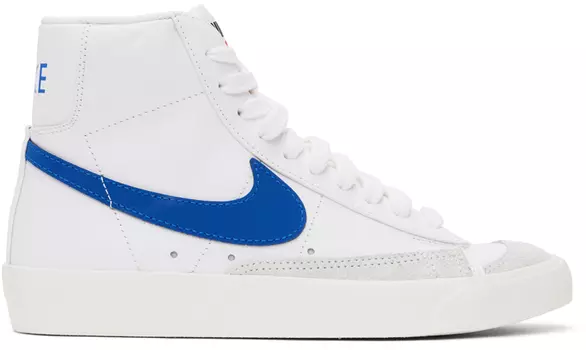 Винтажные кроссовки Nike White Blazer Mid 77
