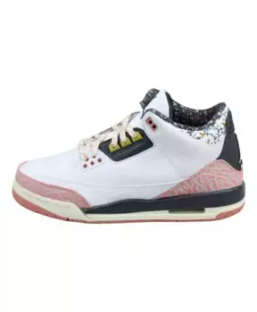 Винтажные кроссовки с цветочным узором Jordan, белый