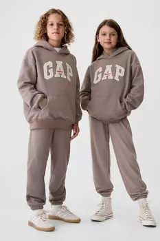 Винтажные мягкие джоггеры (4 13 лет) Gap, коричневый