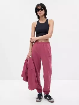 Винтажные мягкие спортивные брюки с логотипом Gap, розовый