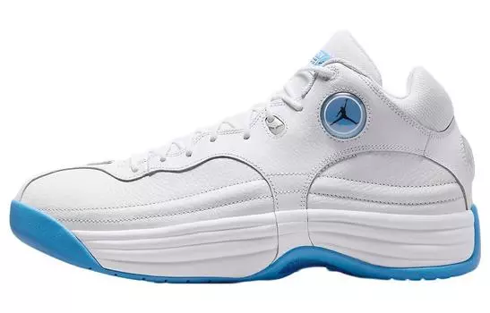 Винтажные мужские баскетбольные кроссовки Jordan Jumpman Team I, White/Blue