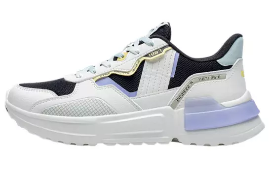 Винтажные новые 80-е годы Кроссовки женские с низким верхом, белые/черные Xtep