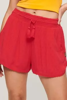 Винтажные пляжные шорты Superdry, красный