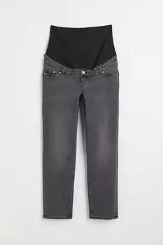 Винтажные прямые джинсы MAMA H&amp;M, серый деним