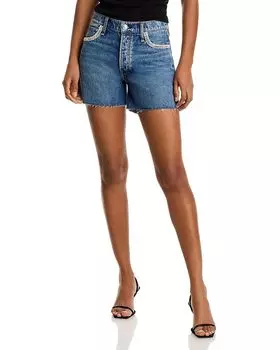 Винтажные шорты с потертостями Everit Jewel rag & bone, синий