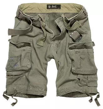 Винтажные шорты Savage Brandit, оливковый