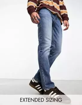 Винтажные синие эластичные джинсы ASOS