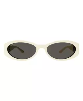 Винтажные солнцезащитные очки миндалевидной формы gg1660s Gucci, белый