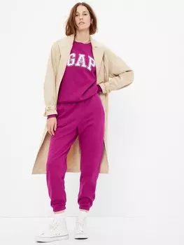 Винтажные спортивные брюки с высокой посадкой Gap, фиолетовый