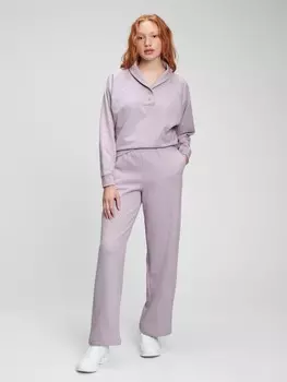 Винтажные спортивные брюки с высокой посадкой Gap, фиолетовый