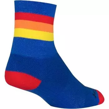 Винтажные стандартные велосипедные носки длиной 4 дюйма SockGuy, цвет One Color