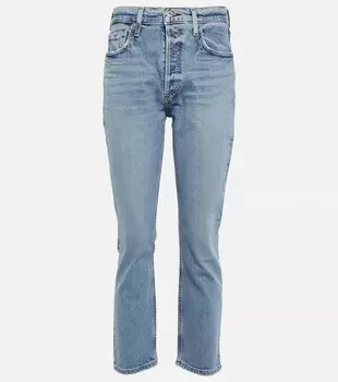 Винтажные узкие джинсы Jolene с высокой посадкой 27 дюймов CITIZENS OF HUMANITY, синий