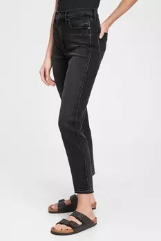 Винтажные узкие джинсы с высокой талией Gap, черный