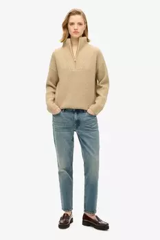 Винтажные узкие джинсы средней посадки Superdry, синий