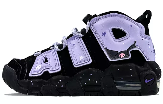 Винтажные женские баскетбольные кроссовки Nike Air More Uptempo, черный