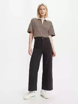 Винтажные женские брюки чинос Levi's, черный