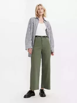 Винтажные женские брюки чинос Levi's, зеленый