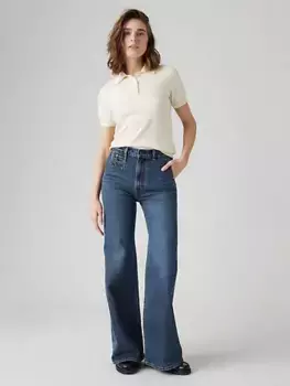Винтажные женские джинсы с колокольчиком Levi's, цвет Moment Of The Month - Dark Wash