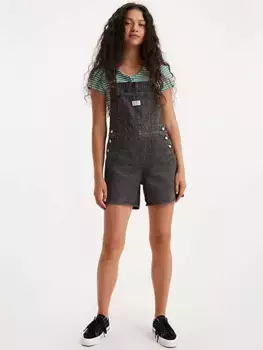 Винтажные женские шорты Levi's, черный