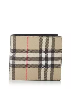 Винтажный бумажник в клетку Bifold Burberry