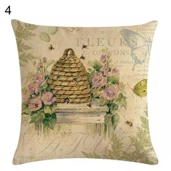 Винтажный цветок бабочка наволочка Чехлы для дивана Декор для дома и офиса Декор-#4 Stuttg