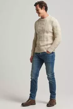 Винтажный джемпер Jacob с круглым вырезом Superdry