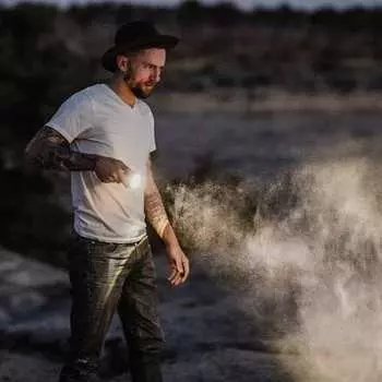 Винтажный фонарик Barebones, зеленый