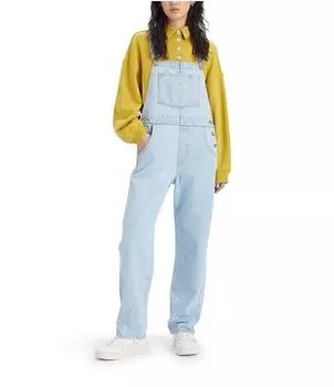 Винтажный комбинезон прямого кроя Levi's, синий