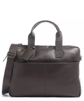 Винтажный кожаный портфель Jesse 15 дюймов Burkely, коричневый