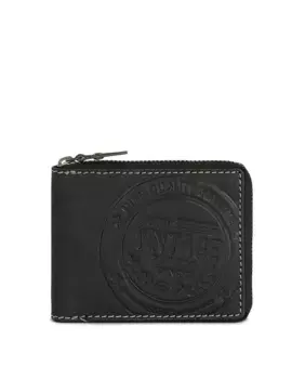 Винтажный мужской кожаный кошелек с блокировкой RFID SKPAT, чёрный