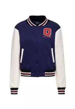 Винтажный пиджак колледжа q Queen Kerosin, синий