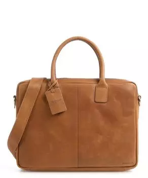 Винтажный портфель Taylor Worker из зерненой кожи Burkely, коричневый