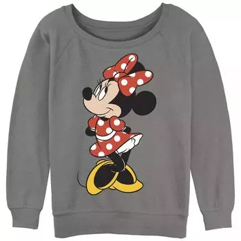 Свитшот с напуском и рисунком Disney's Minnie Mouse Minnie Mouse Disney, серый