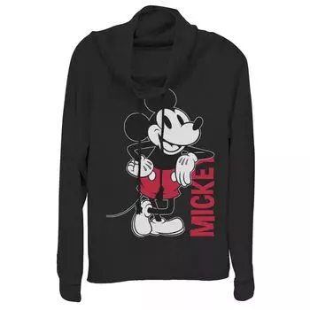 Свитшот с воротником-хомутом Disney's Mickey Mouse Licensed Character, черный