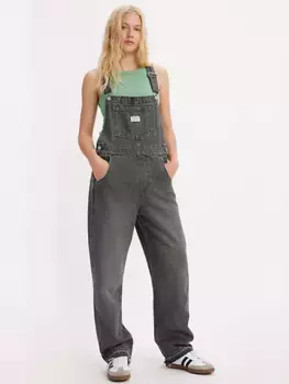 Винтажный женский комбинезон Levi's, черный