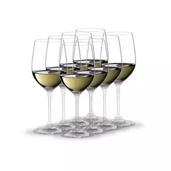Vinum Vinum Chardonnay Бокал для белого вина Купить 8 Номер 6, 8 предм Riedel, прозрачный