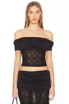 Виолета топ Loba, черный