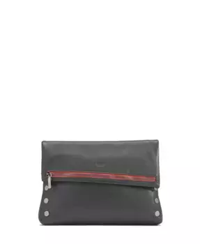 VIP Большая кожаная сумка через плечо Hammitt, черный