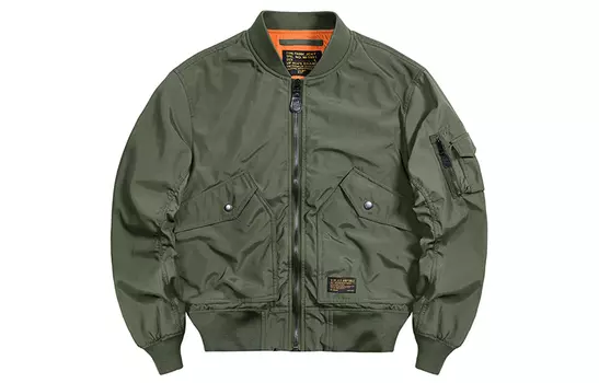 VIP мужская бейсбольная куртка, Армейский Зеленый
