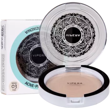 Vipera Derma бежевая прессованная пудра для лица 03, 13 г