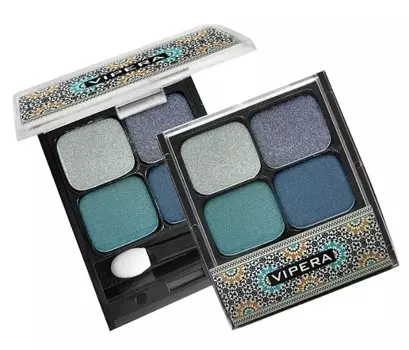 Vipera Quatro, Палитра теней для век, 01 Pantheon, 6,7 г