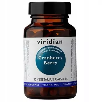 Viridian, Экстракт клюквы, 30 капс.