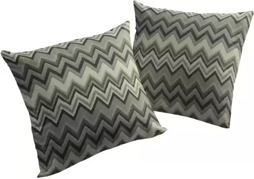 Вирт декоративная подушка "Беневитц", чехол на подушку без наполнения, 2 шт Wirth 50х50 см, зеленый