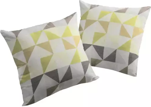 Вирт декоративная подушка "Берларе", чехол на подушку без наполнения, 2 шт Wirth 40х60 см, зеленый