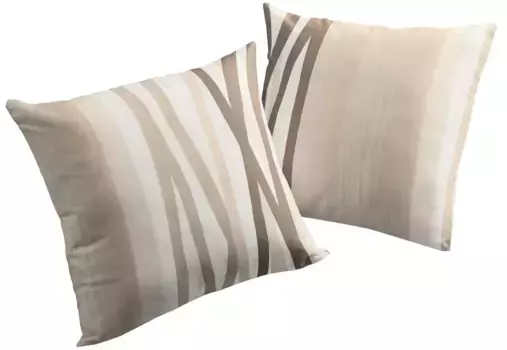 Вирт декоративная подушка "БРУКЛИН", чехол на подушку без наполнения, 2 шт Wirth 50х50 см, коричневый