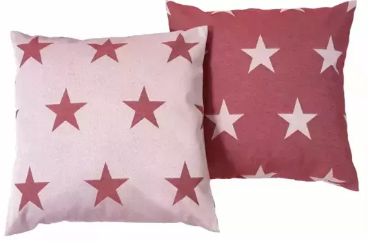 Вирт декоративная подушка "FELINO", чехол на подушку без наполнения, 2 шт Wirth 40х40 см, красный