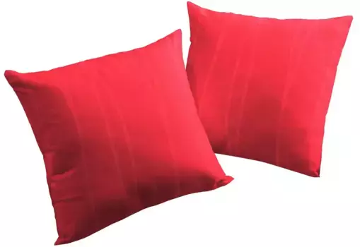 Вирт декоративная подушка "LANGWASSER", чехол на подушку без наполнения, 2 шт Wirth 40х60 см, красный